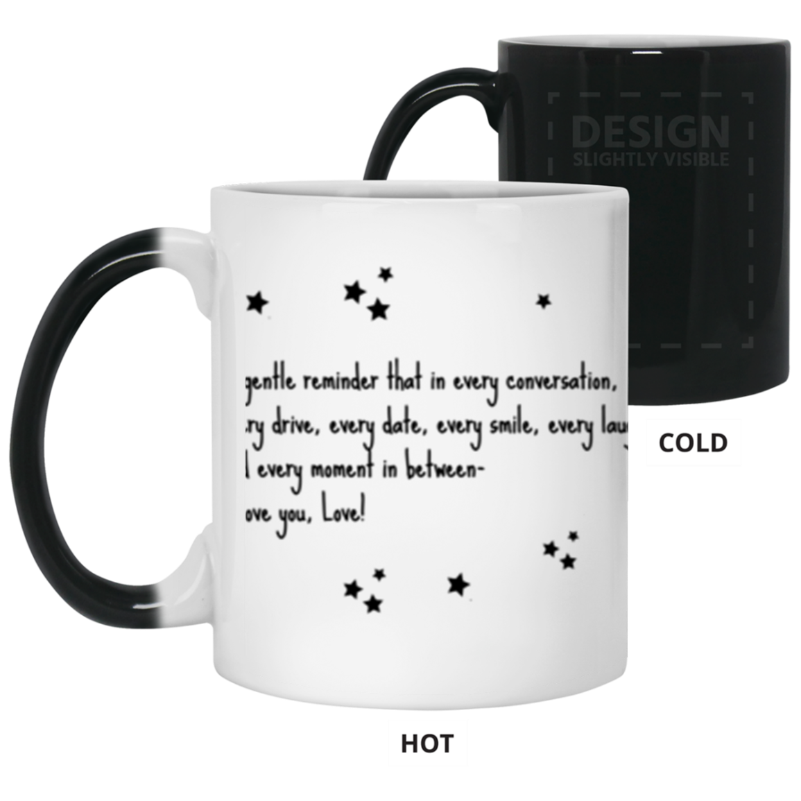 I Love You Color Changing Mug