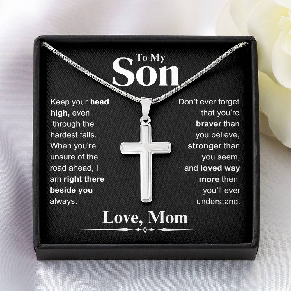 To My Son | Keep Your Head High - BW