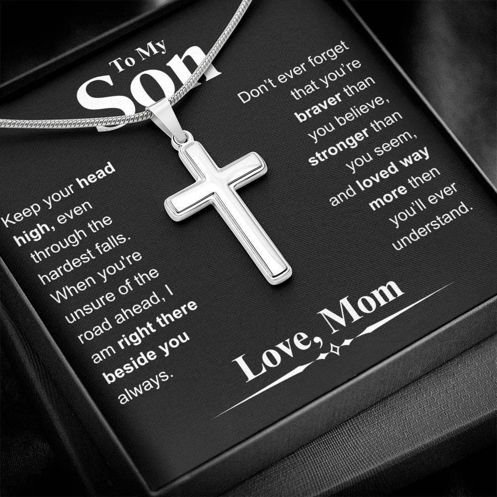 To My Son | Keep Your Head High - BW