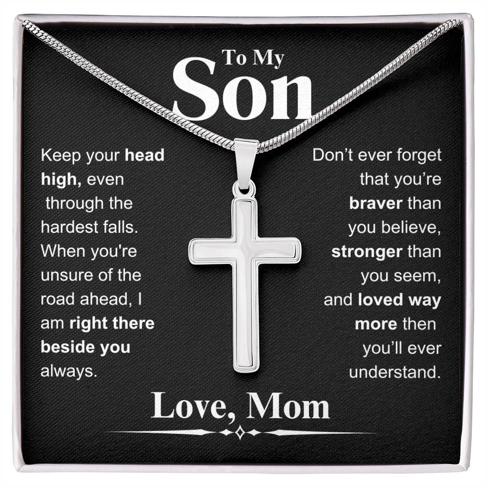 To My Son | Keep Your Head High - BW
