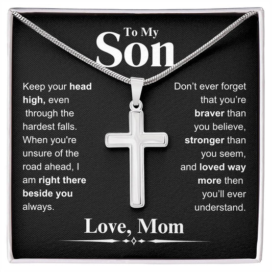 To My Son | Keep Your Head High - BW