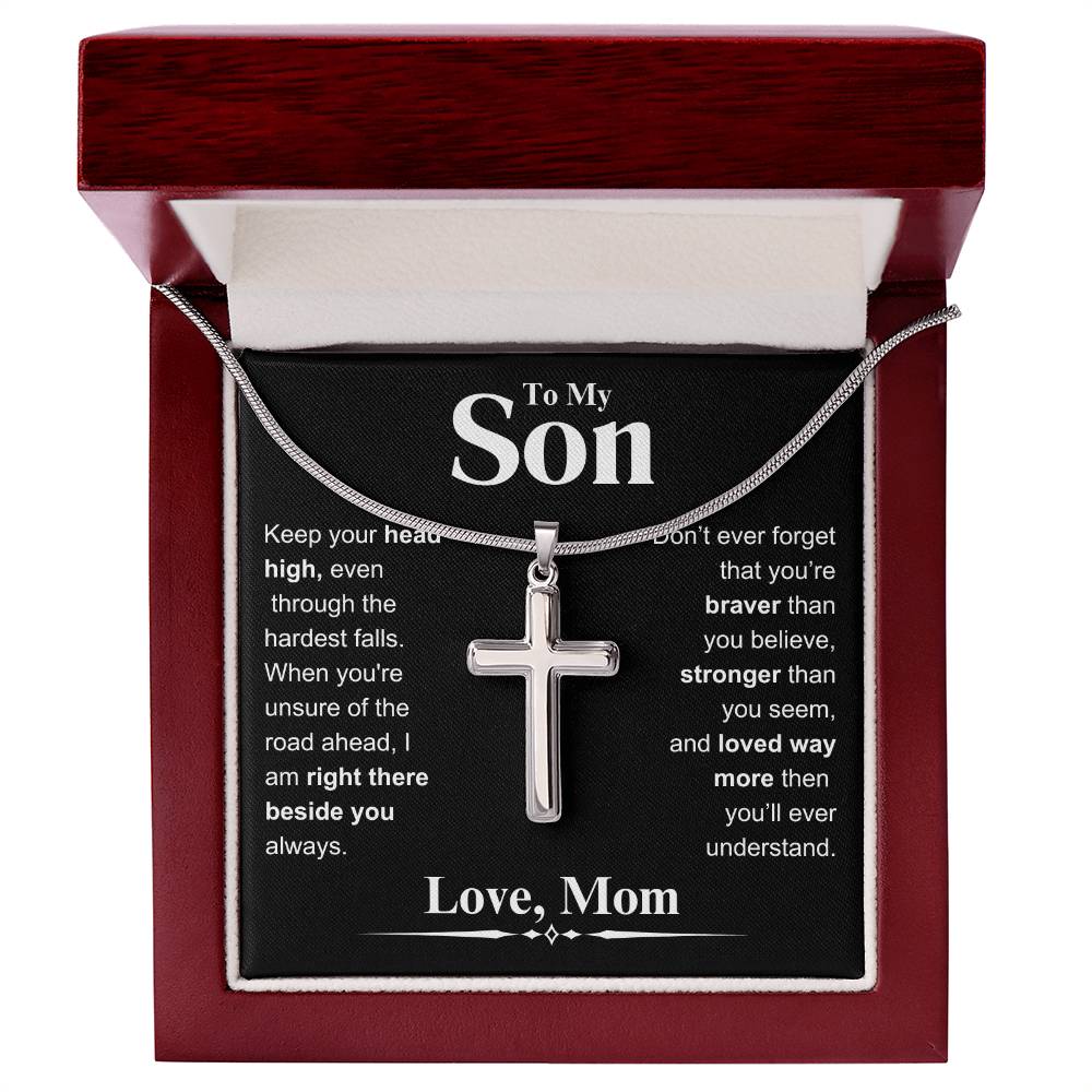 To My Son | Keep Your Head High - BW