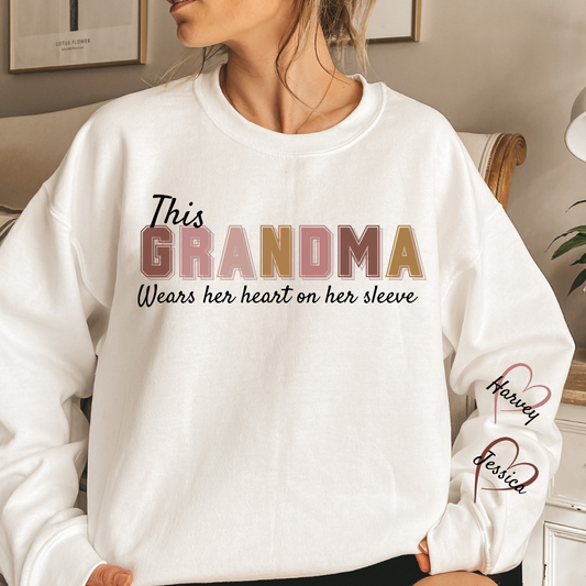 Personalized Grandma Sweatshirt